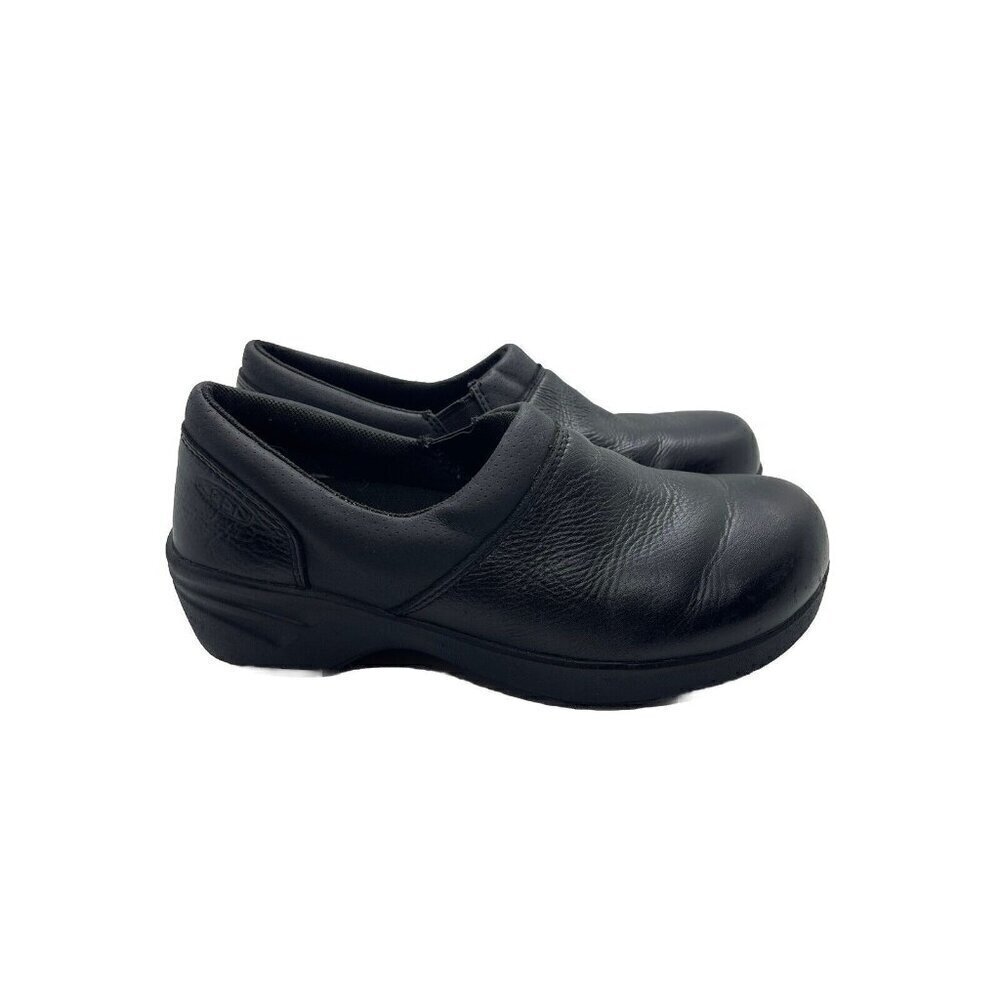 Keen Utility Ptc Work Ii Non Slip Clog Black Leat… - image 1